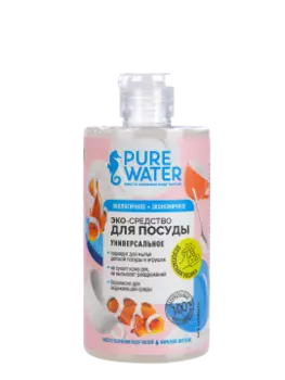 Pure Water, Средство для посуды (гипоаллергенное), жидкость, 450 мл