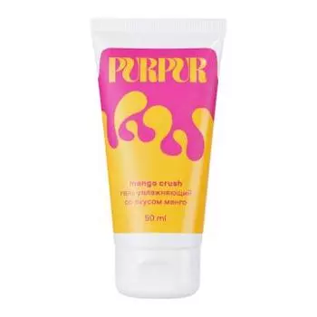 PURPUR, Лубрикант на водной основе со вкусом манго «Purpur Mango Lube», 50 мл