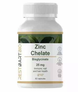 Restartbio, Цинк (бисглицинат), капсулы, 60 шт.