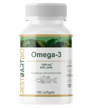 RestartBio, Омега-3, капсулы, 180 шт.