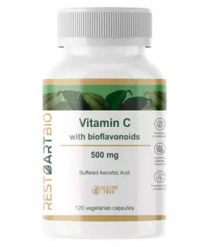 RestartBio, Витамин С (аскорбат натрия) с биофлавоноидами, капсулы, 120 шт.