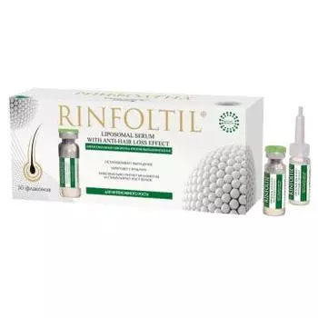 RINFOLTIL, Липосомальная сыворотка против выпадения волос (для интенсивного роста), 30 шт.