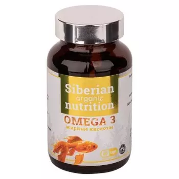 Siberian organic nutrition, Омега-3, капсулы, 60 шт.