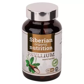 Siberian organic nutrition, Psyllium (клетчатка), капсулы, 100 шт.