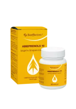 Солагифт, Bioeffectives Abieprenols 10 (для защиты печени, сердца и мозга), капсулы, 60 шт.