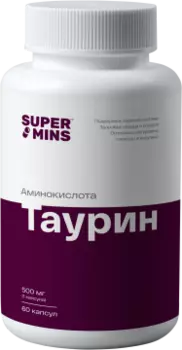 Supermins, Таурин, капсулы, 60 шт.