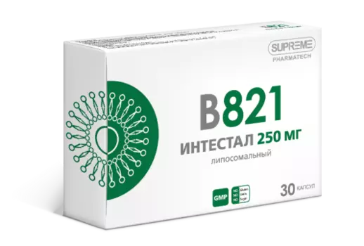 Supreme Pharmatech, Комплекс B821 «Интестал», капсулы, 30 шт.