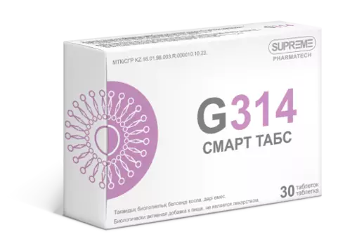 Supreme Pharmatech, Комплекс G314 «Смарт Табс», капсулы, 30 шт.
