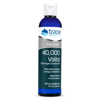 Trace Minerals, Комплекс «40,000 Volts» (для повышения энергии и выносливости), жидкость, 237 мл