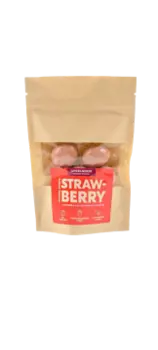 UFEELGOOD, Конфеты «Клубника сублимированная молекулярной сушки в клубничном шоколаде» (на растительном сырье), 60 г