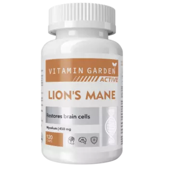 Vitamin Garden, Ежовик гребенчатый, капсулы, 120 шт.