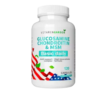 Vitamin Garden, Глюкозамин + Хондроитин + MSM, капсулы, 120 шт.
