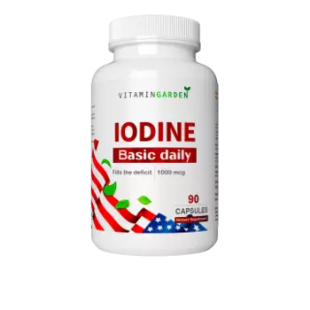 Vitamin Garden, Йод (йодат калия), капсулы, 90 шт.