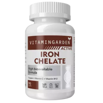 Vitamin Garden, Железо (бисглицинат), капсулы, 90 шт.