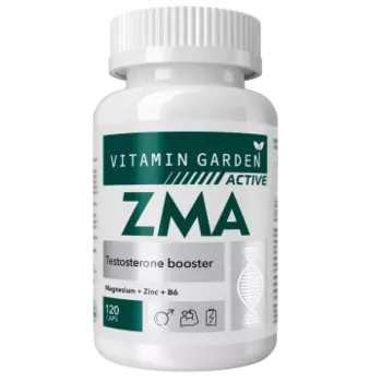 Vitamin Garden, ZMA (магний, цинк, витамин B6), капсулы, 120 шт.