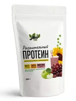 Yappi, Растительный протеин с ресвератролом, порошок, 300 г