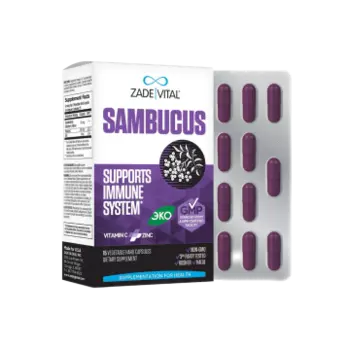 Zade Vital, Экстракт бузины, капсулы, 15 шт.