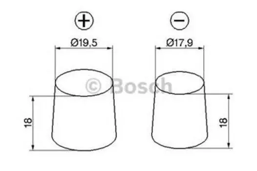 Аккумулятор BOSCH 12В 80А/ч