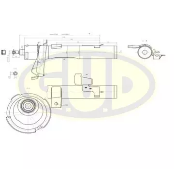 АМОРТИЗАТОР ПЕР L FRD FOCUS II 04-11