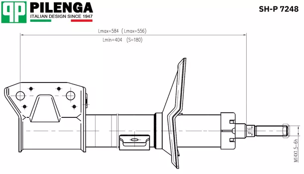 АМОРТИЗАТОР ПОДВЕСКИ ПЕР ГАЗ, DUSTER