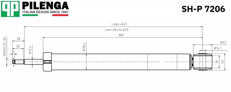 АМОРТИЗАТОР ПОДВЕСКИ ЗАД ГАЗ, CRUZE