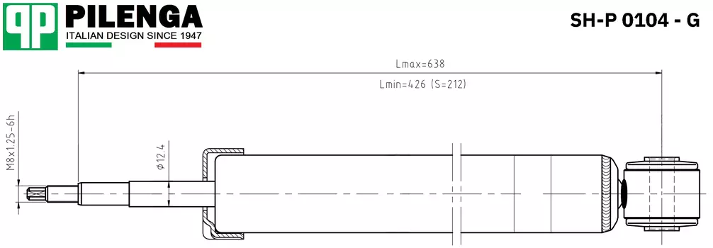 АМОРТИЗАТОР ПОДВЕСКИ ЗАД ГАЗ, FOCUS 1