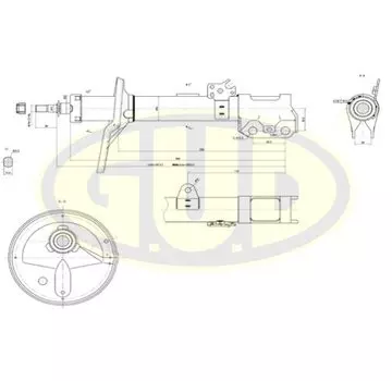 АМОРТИЗАТОР TOY RAV 4 1.8, 2.0, 2.0D-4D 00- ПЕР R