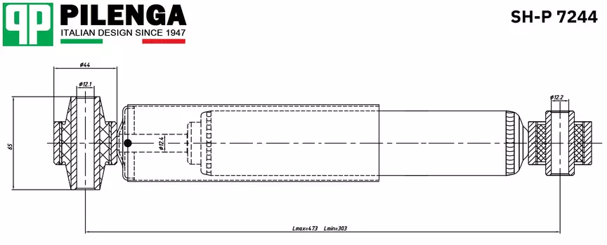 АМОРТИЗАТОР ЗАДНИЙ QASHQAI_I