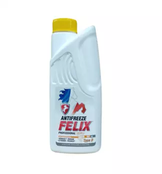 Антифриз FELIX ANTIFREEZE TYPE D желтый, 1кг