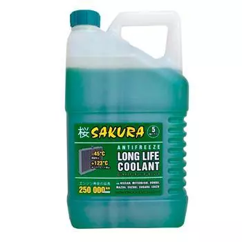 Антифриз Sakura Long life coolant, G11, 5L