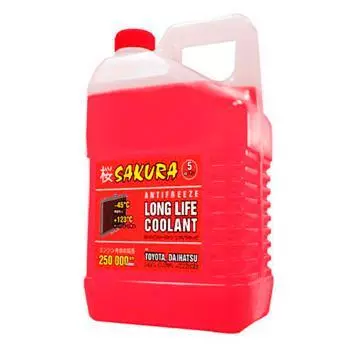 Антифриз Sakura Long life coolant, G12, 5L