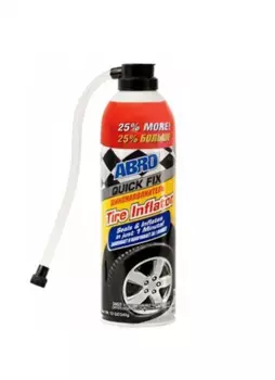 Аварийный герметик ABRO TIRE INFLATOR +25%, 0.34л