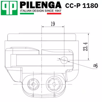 ЦИЛИНДР ПЕРЕДНЕГО СУППОРТА ПРАВЫЙ НАРУЖНЫЙ