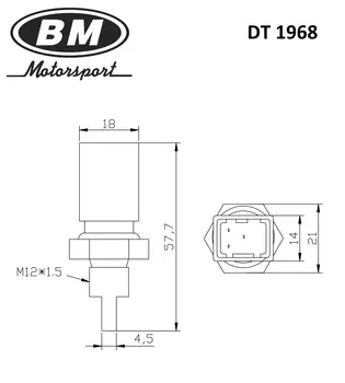 ДАТЧИК ТЕМПЕРАТУРЫ ОХЛАЖДАЮЩЕЙ ЖИДКОСТИ LADA LARGUS