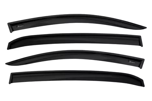 ДЕФЛЕКТОРЫ ОКОН VINGURU KIA RIO X-LINE 2017-Н.В./ХЕТЧБЕК /НАКЛАДНЫЕ/СКОТЧ /К-Т 4 ШТ./ЛИТЬЕВОЙ ПОЛИКА