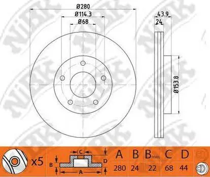 ДИСК ТОРМОЗНОЙ