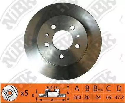 ДИСК ТОРМОЗНОЙ