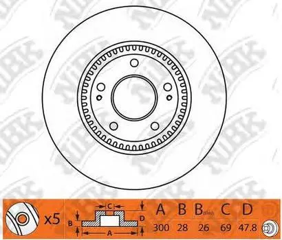 ДИСК ТОРМОЗНОЙ