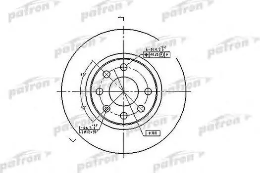 ДИСК ТОРМОЗНОЙ ПЕРЕДН DAEWOO: CIELO 94-98, ESPERO 95-99, LANOS 97-, LANOS СЕДАН