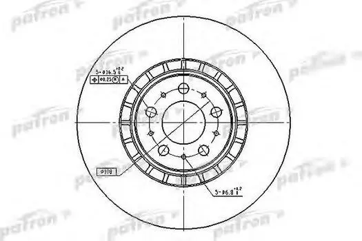 ДИСК ТОРМОЗНОЙ ПЕРЕДН VOLVO XC 90 02-