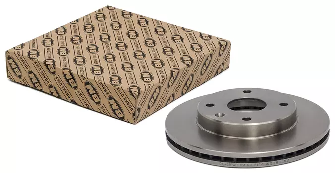 ДИСК ТОРМОЗНОЙ ПЕРЕДНИЙ ВЕНТИЛИРУЕМЫЙ 1ШТ.