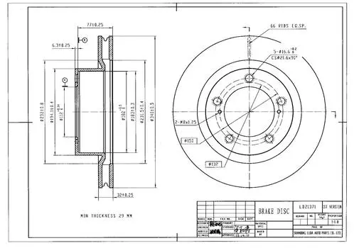 ДИСК ТОРМОЗНОЙ ПРЕМИУМ TOYOTA LAND CRUISER