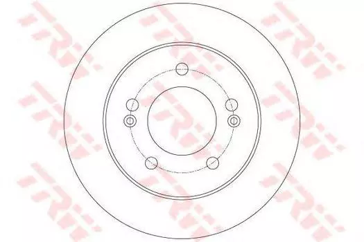 ДИСК ТОРМОЗНОЙ ЗАД. KIA VENGA 02/10&amp;GT:
