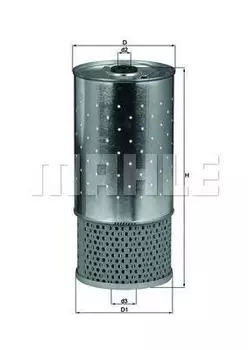 ФИЛЬТР МАСЛЯНЫЙ [КАРТРИДЖ] MERCEDES MOT.OM615/OM616/OM617/OM621 W123,100,207,307,407 DISEL