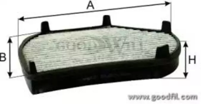 ФИЛЬТР САЛОНА УГОЛЬНЫЙ