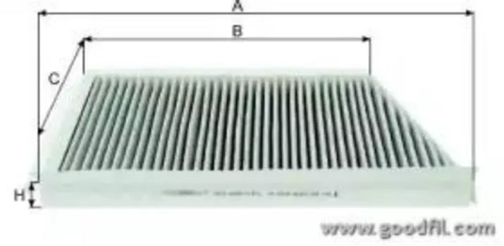 ФИЛЬТР САЛОНА УГОЛЬНЫЙ