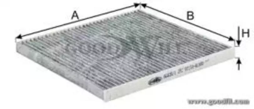 ФИЛЬТР САЛОНА УГОЛЬНЫЙ