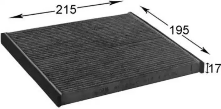 ФИЛЬТР САЛОННЫЙ УГОЛЬНЫЙ