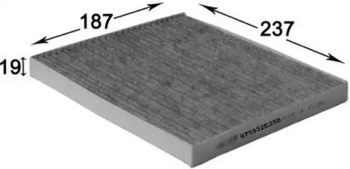 ФИЛЬТР САЛОННЫЙ УГОЛЬНЫЙ