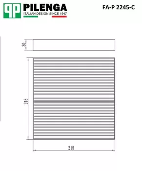 ФИЛЬТР САЛОННЫЙ, УГОЛЬНЫЙ IVECO DAILY V 2011-